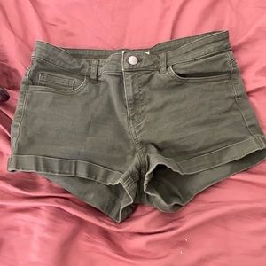 Olive shorts